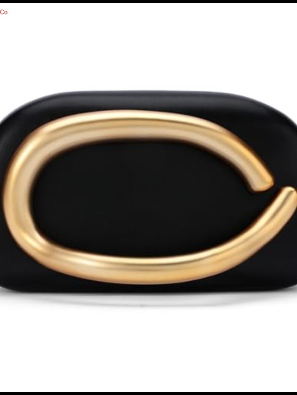 Vegan Leather Acrylic Evening Clutch Purse Metal Handle Crossbody Bag